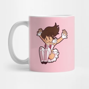 Diving Double Foot Stomp Princess Mug